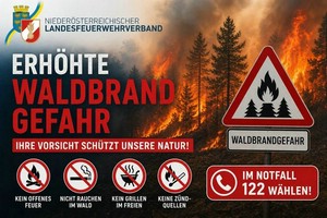 erhöhte Waldbrandgefahr